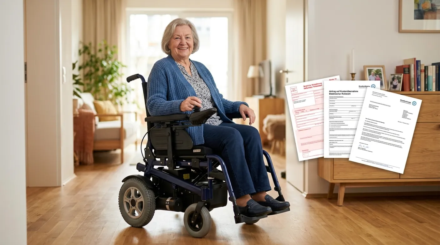 Elektrischer Rollstuhl von der Krankenkasse: Was zahlt die AOK?