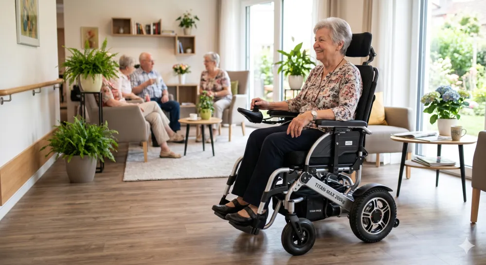 Elektrorollstuhl faltbar bis 200 kg – Komfort, Sicherheit und Mobilität für jeden Alltag