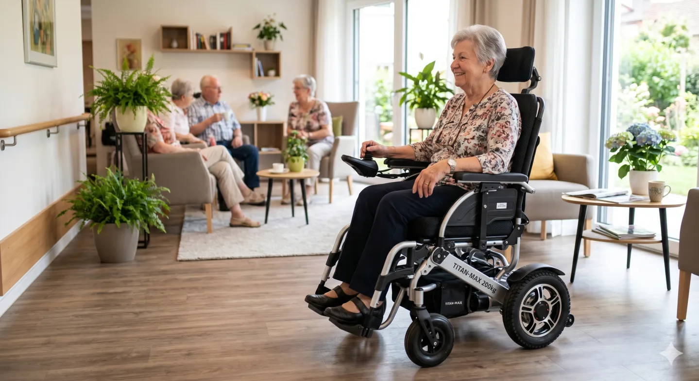 Elektrorollstuhl faltbar bis 200 kg – Komfort, Sicherheit und Mobilität für jeden Alltag