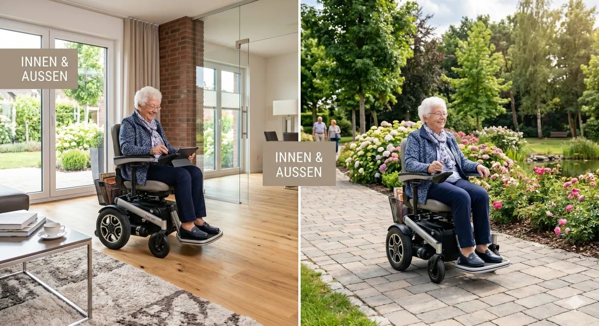 Elektrorollstuhl für Innen und Außen – Flexible Mobilität für Alltag und Freizeit