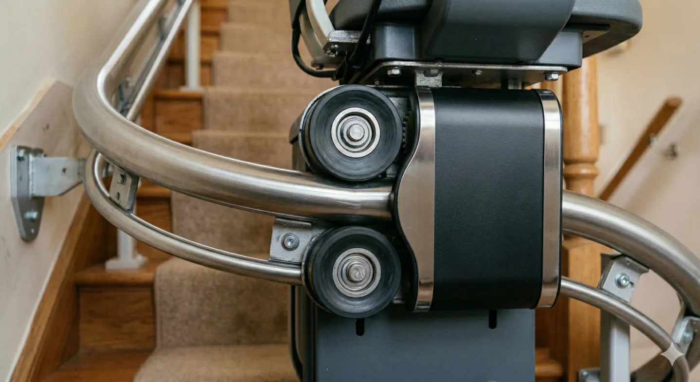 Treppenlift mit Traktionsantrieb: Funktionsweise, Vorteile und wichtige Kaufkriterien